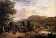 Asher Brown Durand Landscape Composition oil on canvas